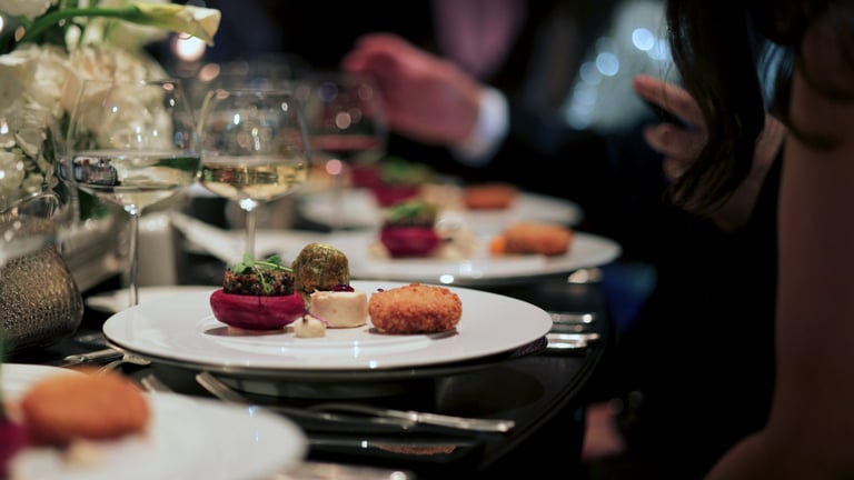 Elegant fine dining restaurant